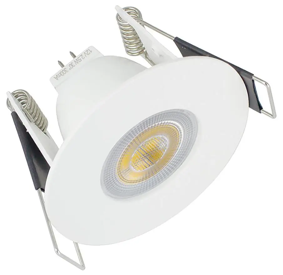 INTEGRAL LED - Evofire Mini Lampu Downlight Tahan Api, IP65, Putih