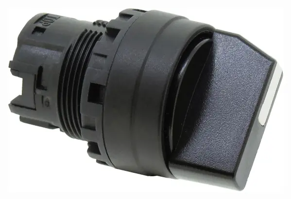 IDEC YW1S-2 Maintained 2 Position Knob Switch Selector, Black, 22mm