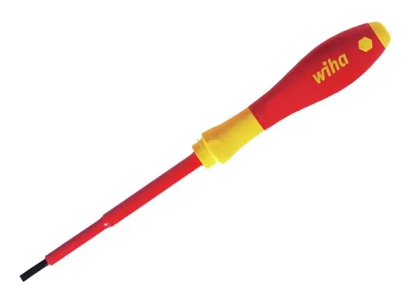 Wiha SoftFinish® Electric SlimFix Screwdriver - Slotted 3.5 x 100mm