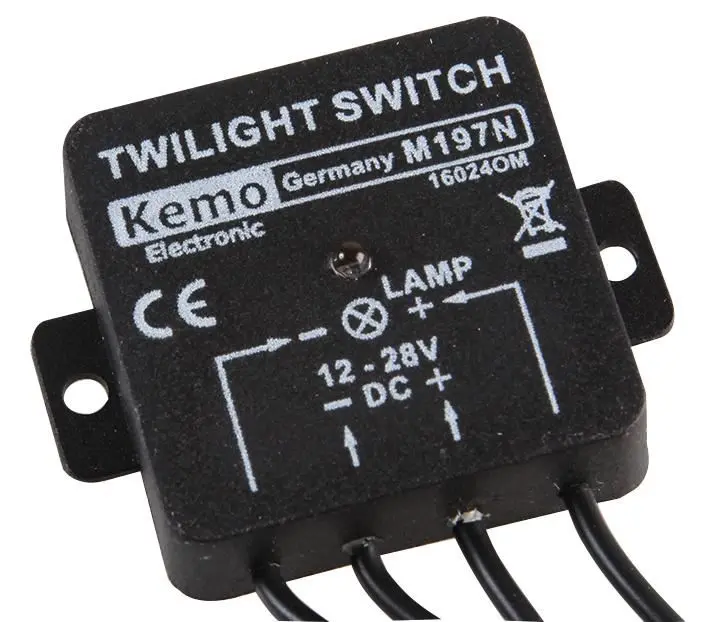 KEMO ELECTRONIC Módulo de Interruptor Crepuscular 12-28V DC