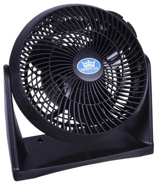 8 Inch High Velocity Floor / Wall Mountable Fan, Black