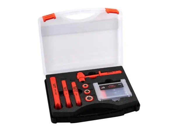 ITL Insulated 19-Piece Socket, Ratchet, Spanner & Bit Set, 810g