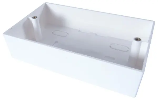 CONNEKT GEAR Dubbele Inbouwdoos, 45mm Diep, 2G