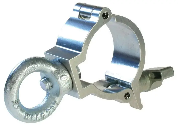 DOUGHTY Super Lightweight Hanging Clamp, Aluminium, M10 Eyenut, 75kg SWL, 50mm