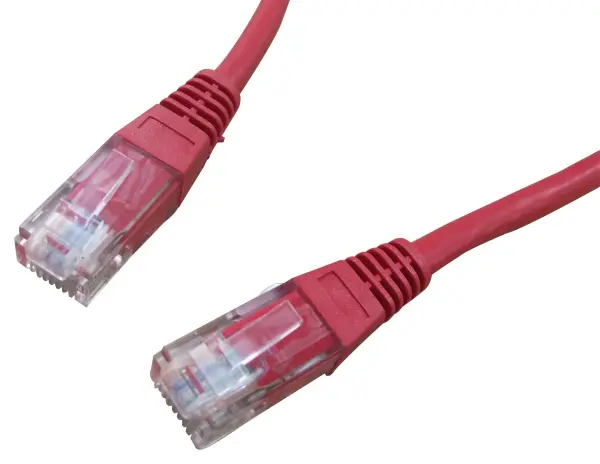 Pro Signal UK Cat5e Ethernet Patch Lead - Red 0.5m