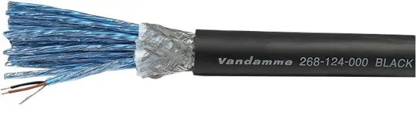 VAN DAMME Cabo Multicore Tour Grade Série Preta (24 Pares) - Por Metro