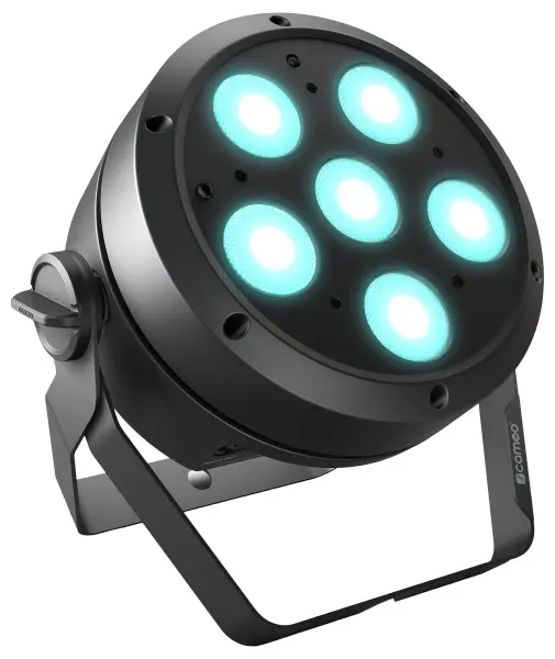 Cameo 6x 12W RGBAW+UV PAR Spotlight Black