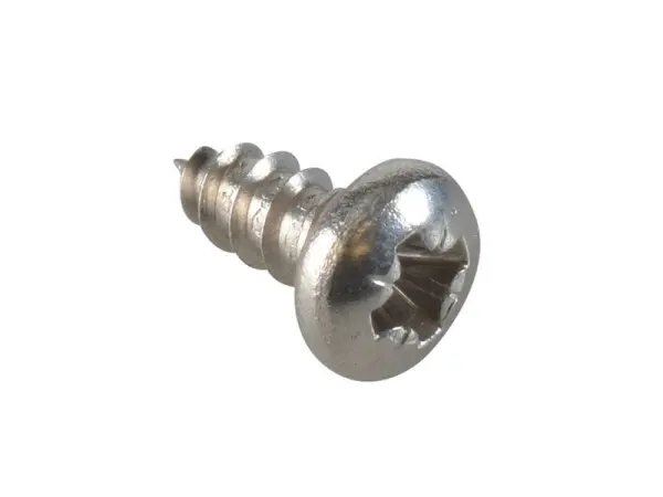 ForgeFix Zelfborende Schroef, Pozi Pan Kop, A2 RVS, 1/4 inch x 4, Verpakking