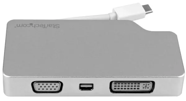 STARTECH 4-in-1 USB-C σε VGA/DVI/HDMI/mDP Ταξιδιωτικός Μετατροπέας