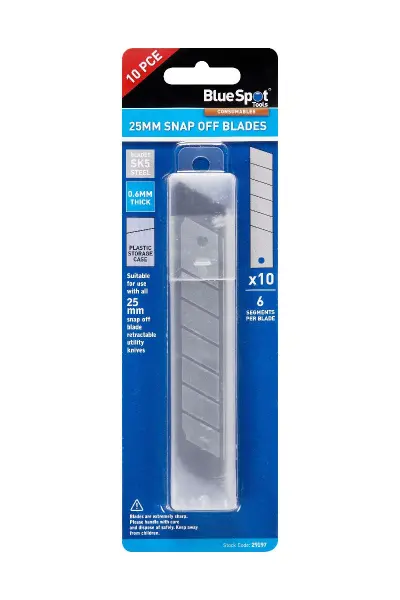 Blue Spot Tools - SK5 可折式刀片 25毫米 10片裝