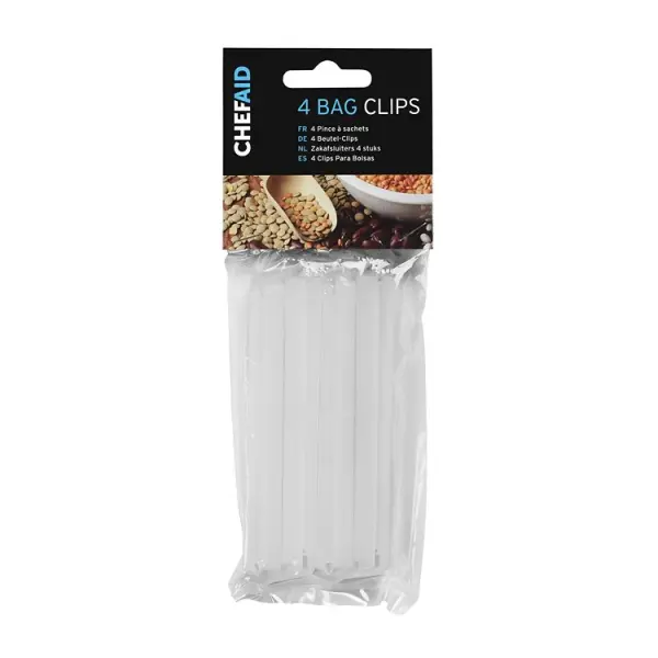 Chef Aid Bag Clips 11cm 4 Pack