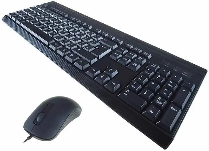 Kit Teclado e Rato COMPUTER GEAR KB235 USB Com Fios, Preto