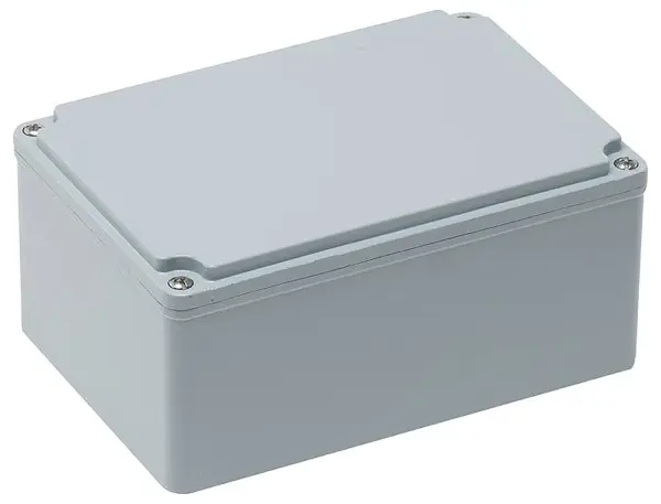 Aluminium Enclosure, Grey, 190x90x130mm, IP67