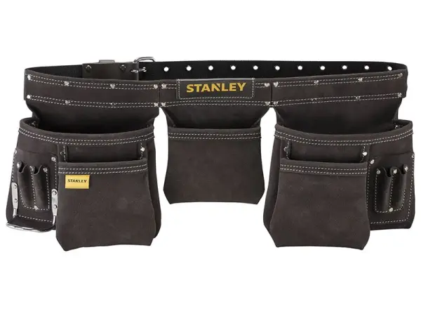 STANLEY STST1-80113 Leather Tool Apron with Adjustable Belt