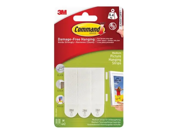 Command™ 中型相框掛鈎貼（4包裝）