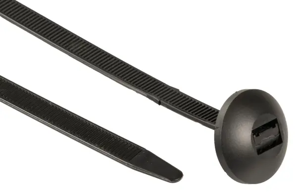 Chassis Cable Ties, 370mm x 7.6mm, Black, Pack of 100