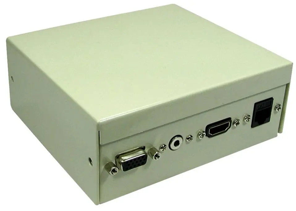 PRO SIGNAL Scatola di Connessione Multimediale 4 Porte, HDMI VGA RJ45