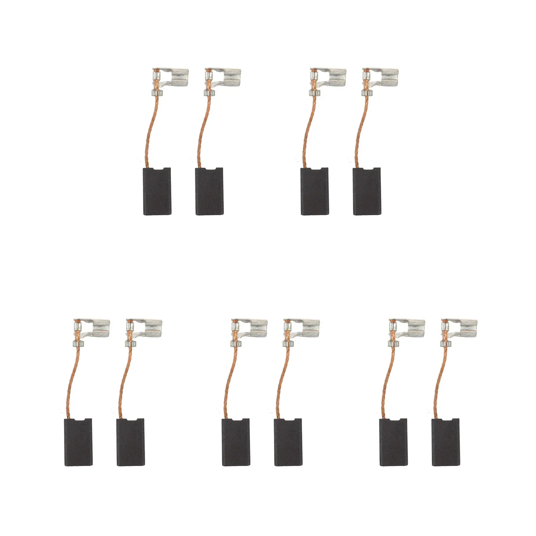5 Sets à 2x Kohlebürsten - Bosch A23 Bohrhammer (Größe - 5 x 10 x 17,2 mm)