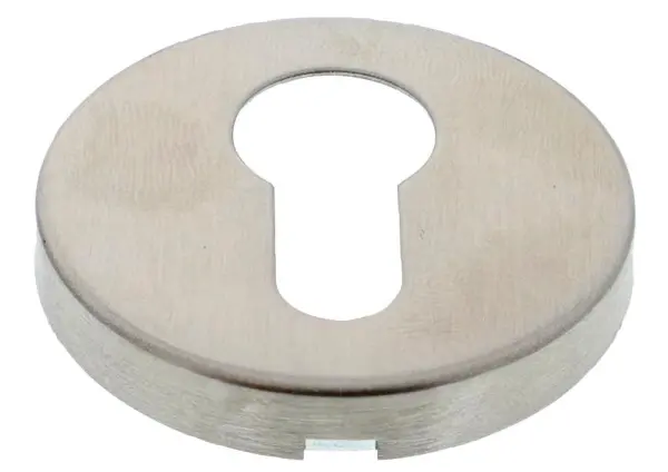 BRITON Euro Profile Escutcheon Pair, Stainless Steel