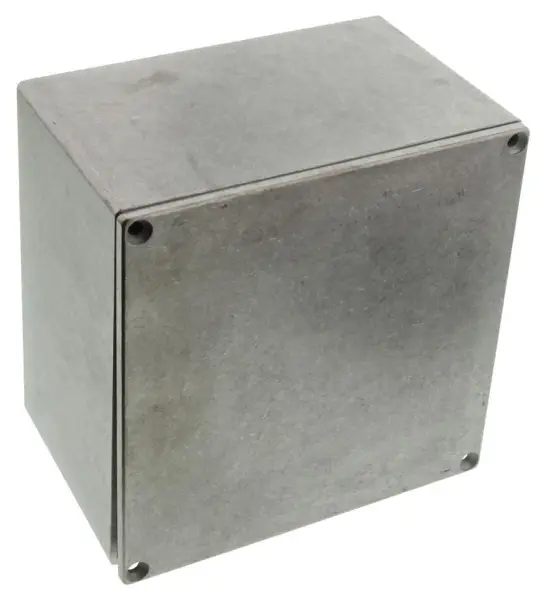 Hammonds Die Cast Aluminium Instrument Enclosure IP54 125x125x79mm