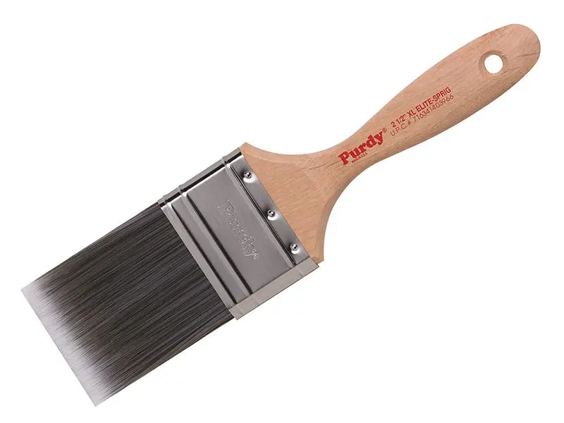 Purdy XL Elite Sprig Paint Brush 2.5in, Synthetic, Water-Based
