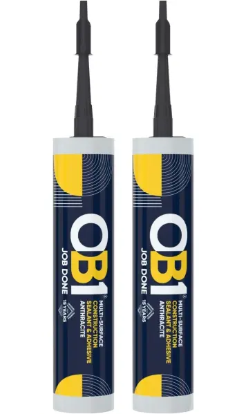 OB1 Anthracite - Πολυεπιφανειακό Επισμηρυντικό & Κολλητικό Κατασκευών 2 Συνόλου