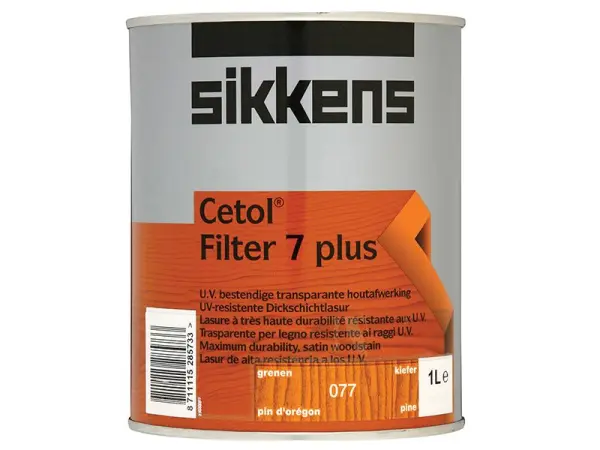 Sikkens Cetol Filter 7 Plus 透明木材ステイン パイン 1L
