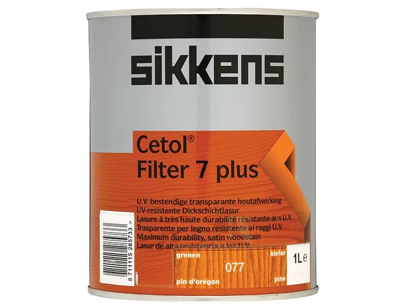 Sikkens Cetol Filter 7 Plus 나무 스테인 핀 1L (반투명)