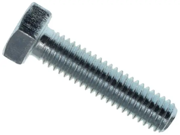 ברגי הברגה בחוזק גבוה מצופי אבץ M6 x 25 מ'מ METALMATE
