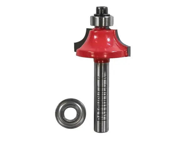 Faithfull TCT Afronderfrees, 6.3mm Straal, 1/4 inch Schacht