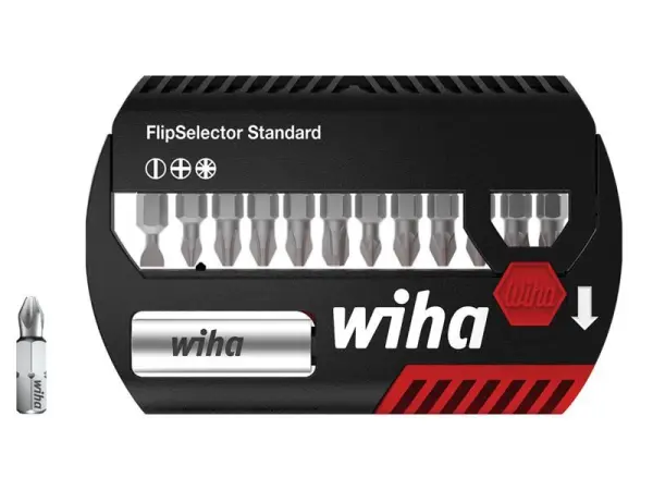 Wiha FlipSelector 13-Piece Bit Set for Trade & Industry