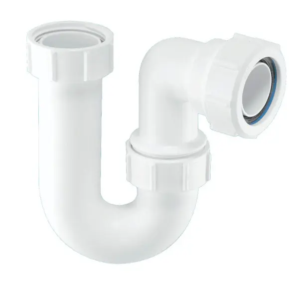 McAlpine Tubular P Trap White 40mm