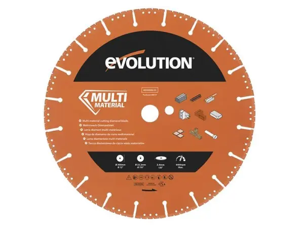 Evolution Multi-Material Diamond Demolition Blade 300mm