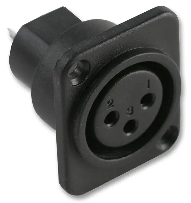 Pro Signal Conector XLR de 3 Polos para Chasis, Tipo Soldadura