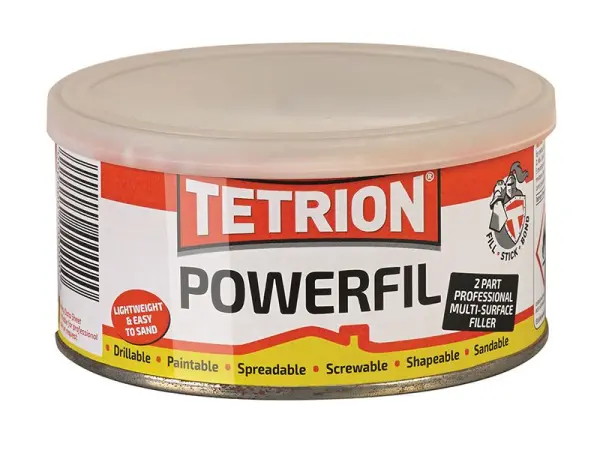 Tetrion Powerfil Relleno Bicomponente - Fórmula de Curado Rápido 250g