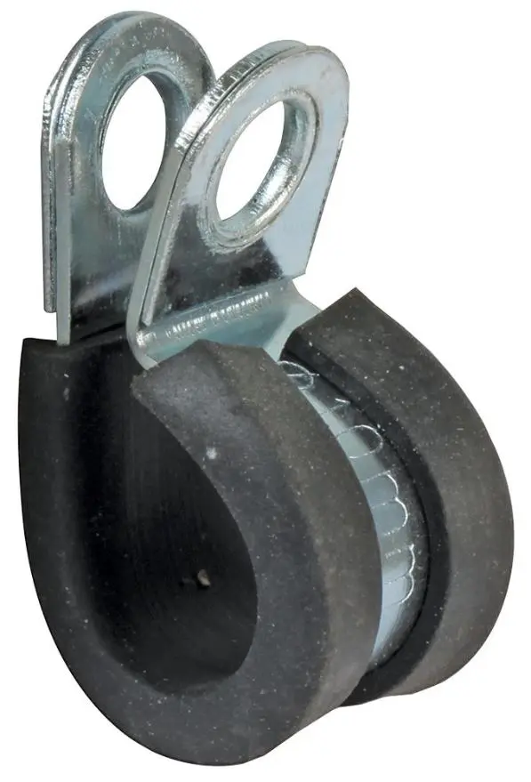 PRO POWER Π-Clips με Επένδυση Καουτσούκ και Ψευδαργύρου, 5mm Εσωτερική Διάμετρα