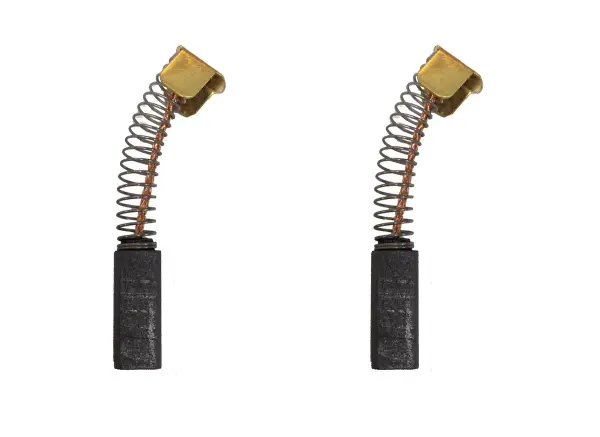 2x Berus Karbon - Sesuai untuk Rupes Le7 Mini Sander (Saiz - 6 X 6 X 17/15.4)