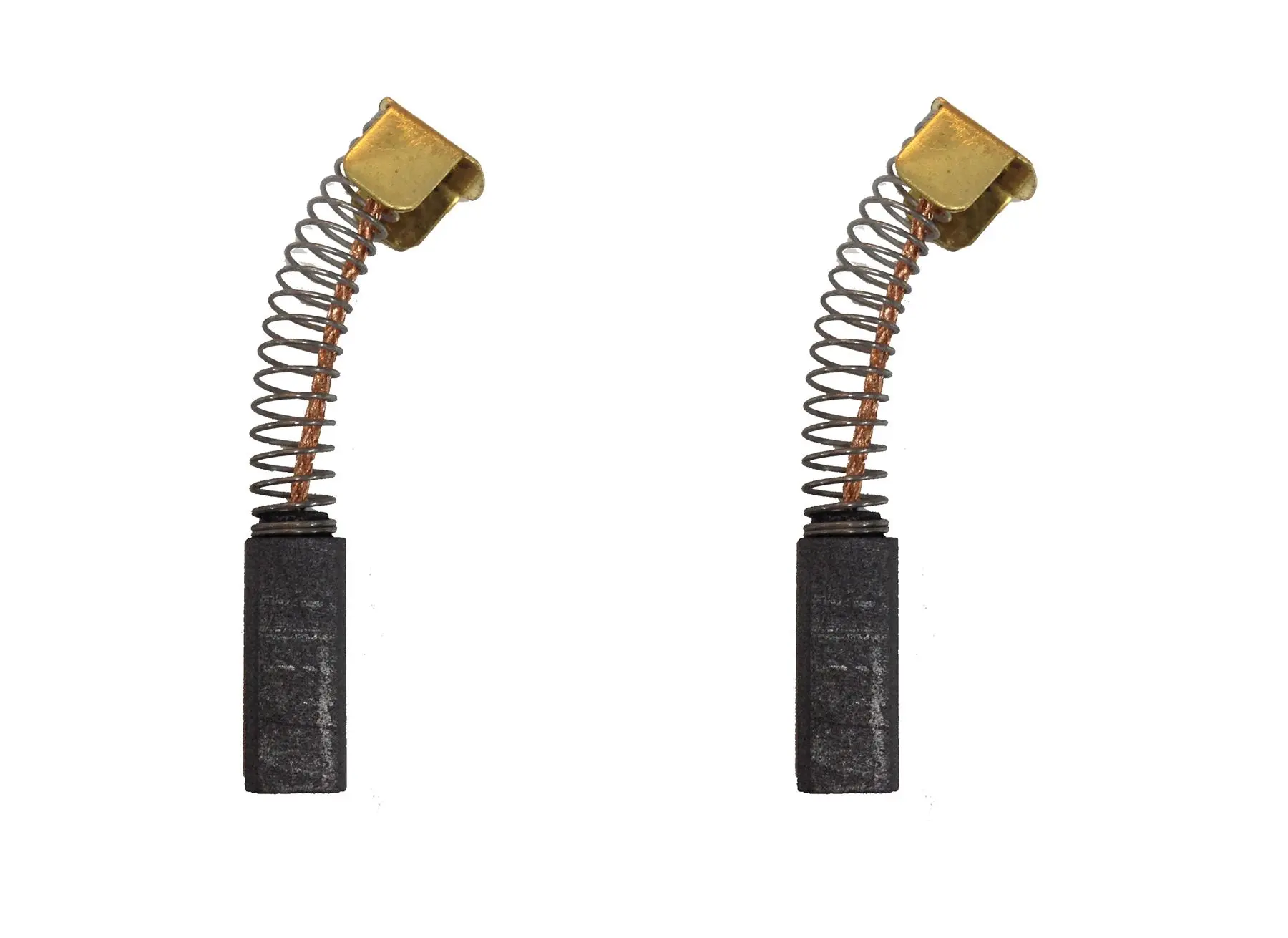 CarbonBr 2件裝 碳刷 適用於RUPES LE7迷你砂光機 (尺寸 - 6 x 6 x 17/15.4毫米)