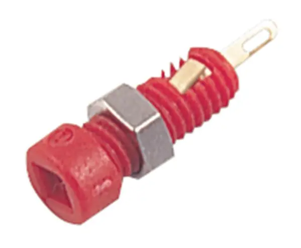 MC (MULTI CONTACT) Conector de Panel 2mm, 10A, Chapado en Oro, Rojo, Pack de 10