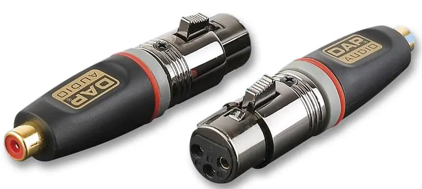 XCALIBER - 3針XLR母頭轉RCA母頭轉接器