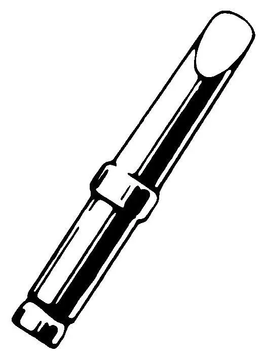 WELLER Round Sloped Soldering Iron Tip, 5mm