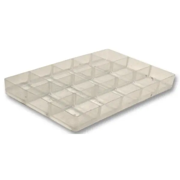 Clear 15 Part Divider Tray - 342mm x 215mm x 35mm