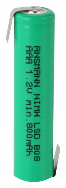 Ansmann maxE Industriale Batteria Ricaricabile AAA NiMH, 800mAh