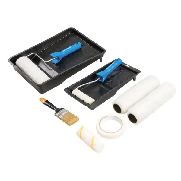 Set di Pennelli e Rulli per Pittura Silverline, 11 Pezzi