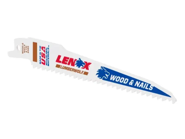 LENOX Hoja de Sierra alterna LumberWolf, 152 x 19 x 1.3mm, 6 DPI (Paquete de 5)