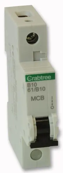 Crabtree Starbreaker Interruttore Magnetotermico 10A SP Tipo B