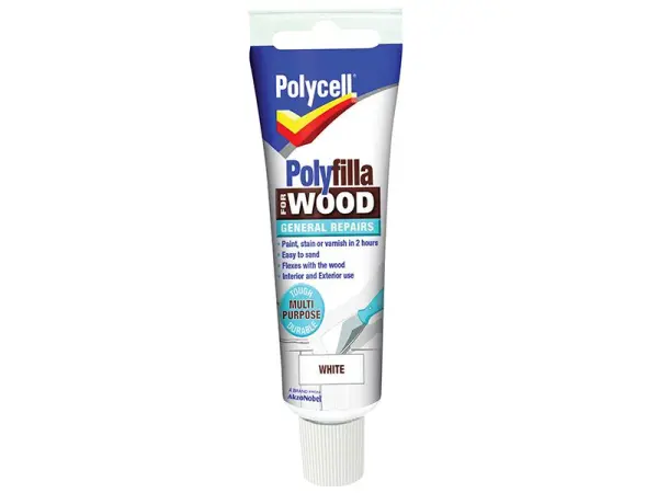 Polycell 목재용 폴리필라 화이트, 75g 튜브