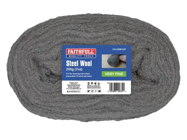 Faithfull Stahlwolle Sehr Fein 200g