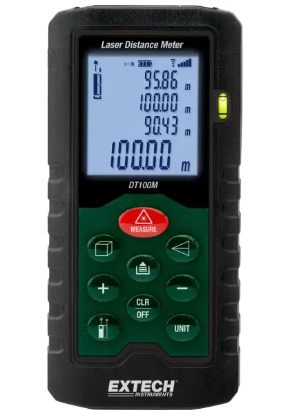 Extech Instruments Laser Distance Measuring Meter - 100m