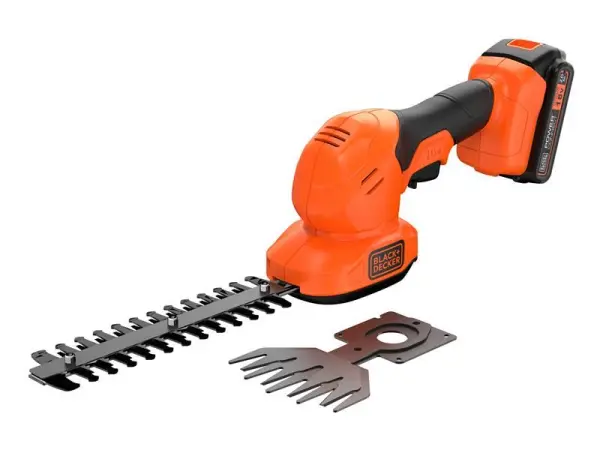 BLACK + DECKER BCSS18D1 18V Strauchschere mit 2,0Ah Li-Ion Akku